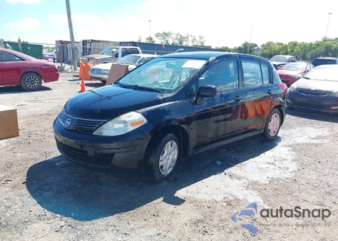2007 Nissan Versa 1.8S из США, поврежденный, VIN 3N1BC13E87L351056